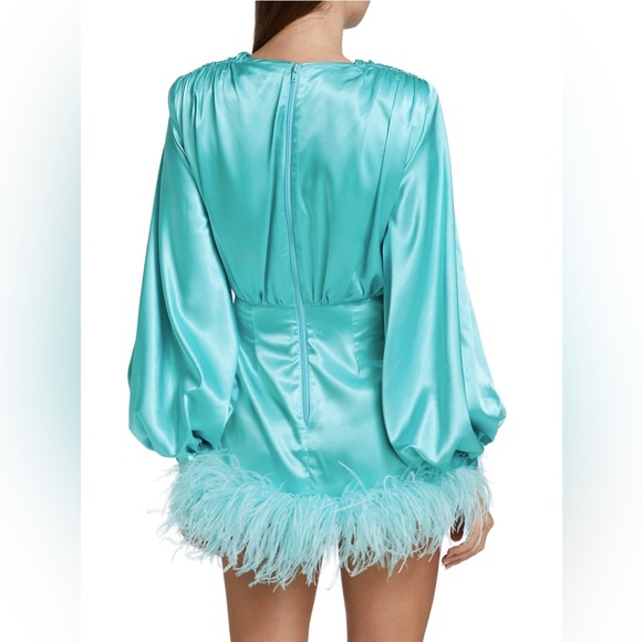 $850 Bronx and Banco
Farah Feather-Hem Minidress size 8 - Picture 4 of 13